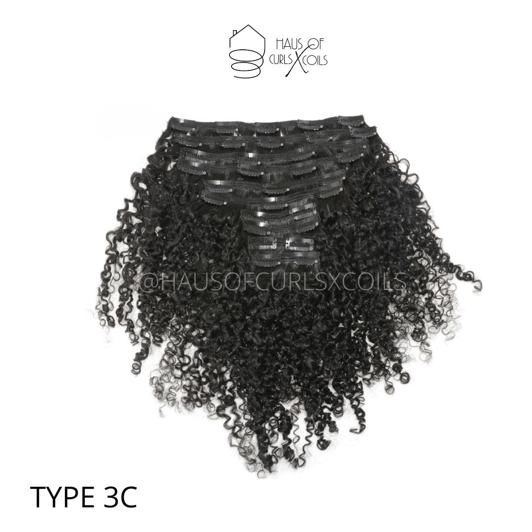 Clip In Extensions - The Curlys - Type C