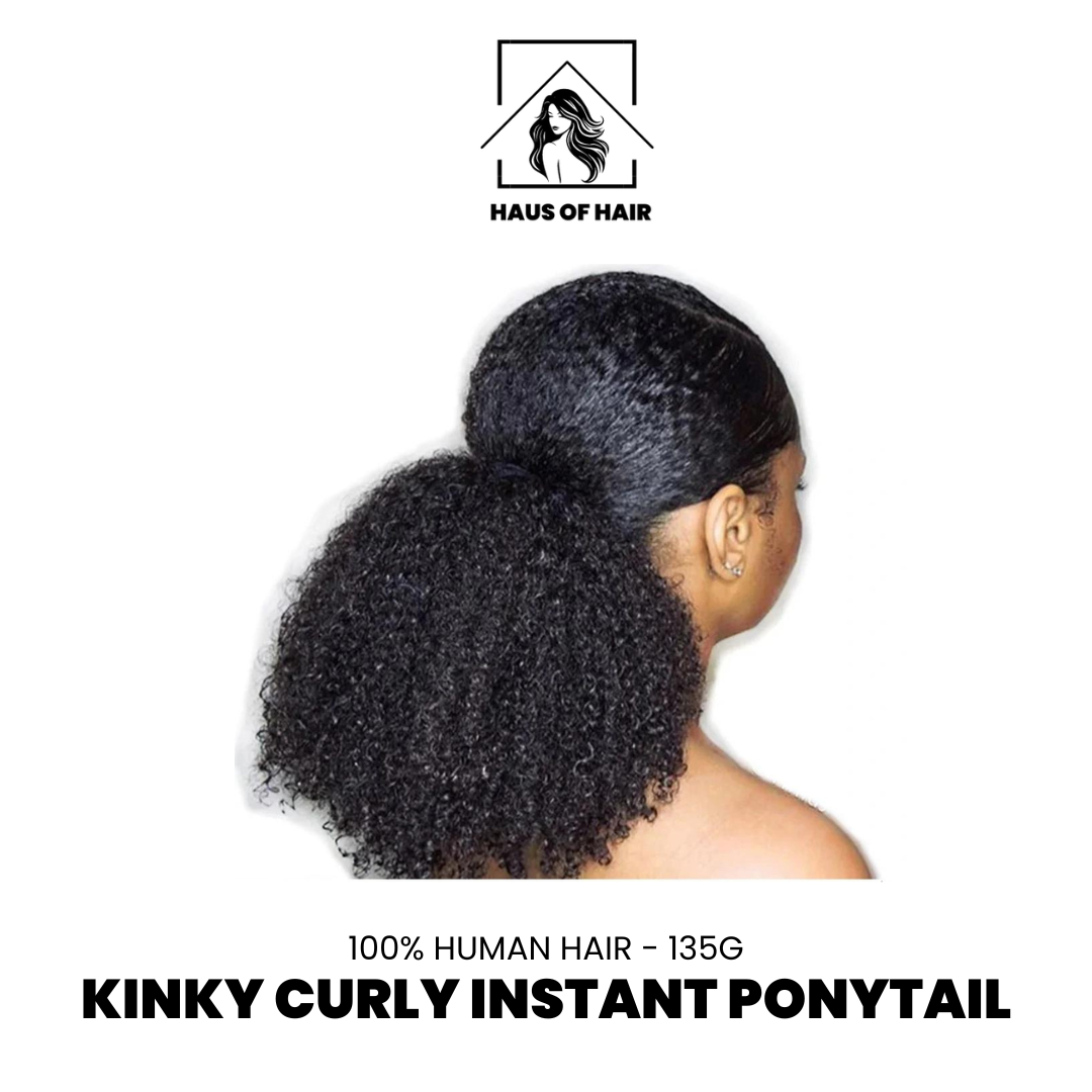 Instant Ponytail - Afro Curly