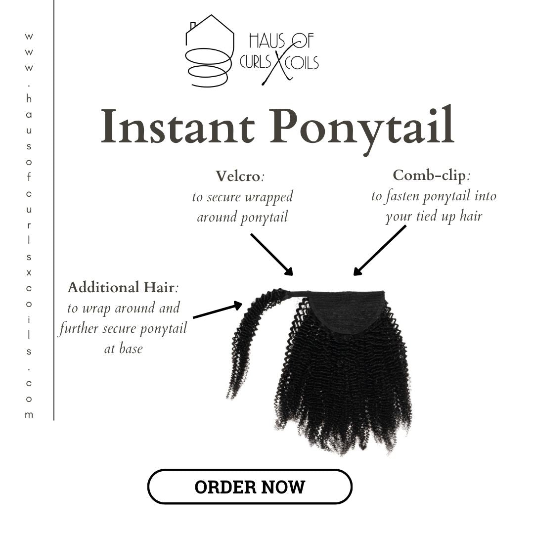 Instant Ponytail - The Curlys - Type C