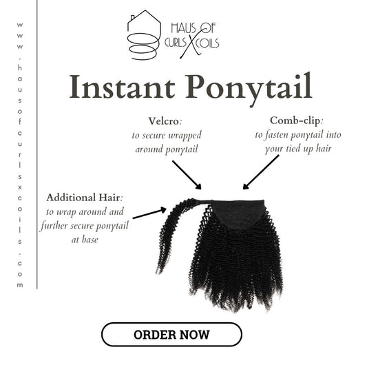 Instant Ponytail - The Curlys - Type A