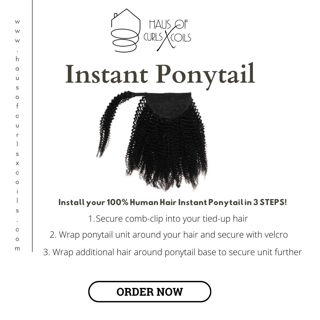 Instant Ponytail - The Curlys - Type C